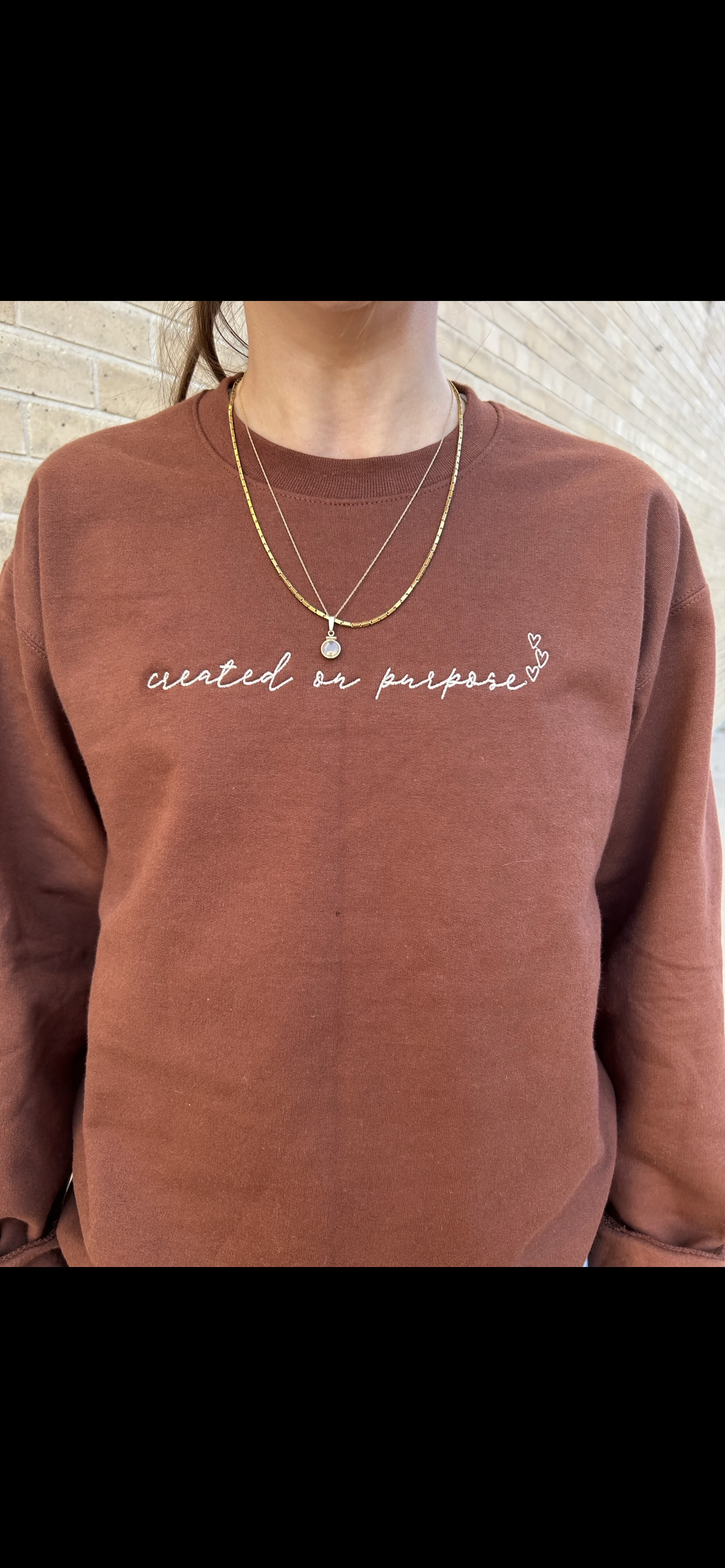 Created On Purpose | Christian Sweatshirt