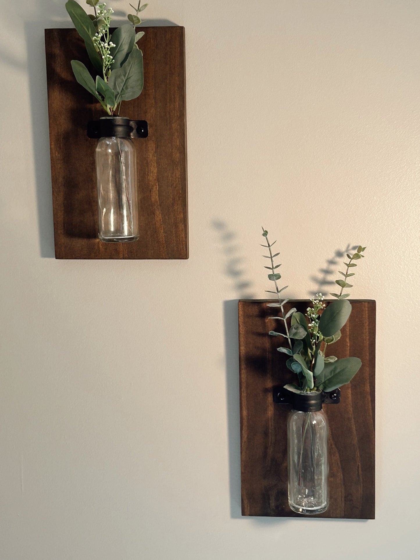 Rustic Wood Farmhouse Sconce